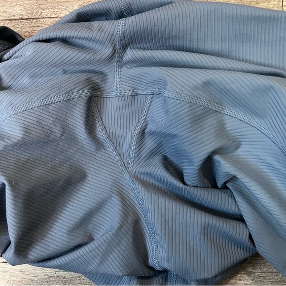 ATHLETA • Transcend Rib High-Rise 7/8 Legging Shadow Blue Size L - Picture 8 of 15